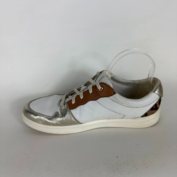 Cole Haan Grand Sneakers Womens 10 White Leather Lace-Up Low Top Running Shoes - Picture 6 of 10